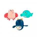 Игрушки для ванной птичка краб пингвин Roxy Kids заводные 3 шт