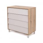 Комод RANT Bergen Crystal Beige 4 ящика артикул 105 84см