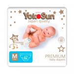 Подгузники YokoSun Premium M 5-10 кг 62 шт