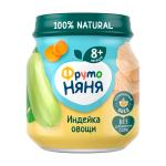Пюре Фрутоняня индейка овощи 8м+ 100 гр