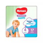 Трусики-подгузники Huggies для мальчиков размер 4 9-14 кг 17 шт