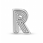 Серебряный шарм PANDORA Reflexions с буквой R