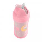 Поильник с трубочкой KikkaBoo Moony me Pink 220мл