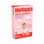 Подгузники Huggies Ultra Comfort для девочек размер 4 8-14 кг 80 шт