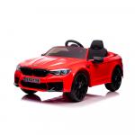 Машина для катания красная BMW M5 с пуш механизмом 12V