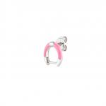 SEIMIA earring ed, CANDY in 925 sterling silver and enamel (SINGLE) (006_PINK)