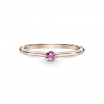 Кольцо PANDORA Rose с кристаллом розового флокса