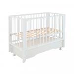 Кровать детская RANT BERGEN PLUS Cloud White артикул 800 маятник и ящик 120*60