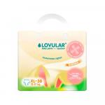 Трусики-подгузники Lovular Солнечная серия размер XL 12-17 кг 38 шт