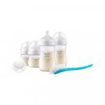 Набор для новорожденных Philips AVENT Natural щетка, пустышка и бутылочки природный поток