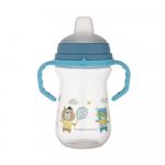 Поильник с силиконовым носиком Canpol Babies FirstCup Bonjour Paris голубой 6м+ 250 мл