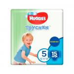 Трусики-подгузники Huggies для мальчиков размер 5 13-17 кг 15 шт