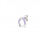 SEIMIA earring ed, CANDY in 925 sterling silver and enamel (SINGLE) (009_LILAC)