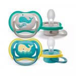 Пустышка силиконовая Philips Avent ultra air scf349/24 18м+ 2 шт