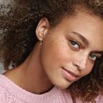 Sun and moon sterling silver and 14k gold-plated drop earrings with clear cubic zirconia