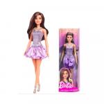 Кукла Barbie Fashionistas Purple Brown Hair