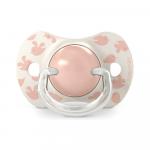 Пустышка Suavinex Birdies розовая 6-18м 2шт