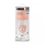 Бутылочка пластиковая Suavinex Wild розовая 270мл