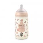 Бутылочка пластиковая Suavinex Birdies розовая 270мл