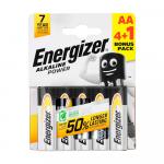 Щелочные батарейки Energizer AA 5 шт