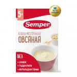 Каша Semper молочная овсяная 5м+ 180 гр