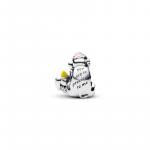 Disney Dumbo and Mum sterling silver charm with pink and yellow enamel