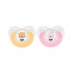 Пустышка Wee Baby Fun Animals 320 ортодонтическая 6м+ 2 шт
