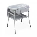 Пеленальный столик и ванночка Chicco Cuddle & Bubble 2в1 Graphite Melange