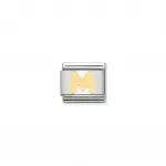 COMPOSABLE Classic LETTERS in stainless steel with 18k gold (M)