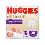 Трусики-подгузники Huggies Elite Soft размер 3 6-11 кг 48 шт