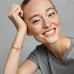 Подвеска со знаком зодиака Водолей, позолоченная 14-каратная проба, с прозрачным кубическим цирконием