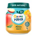 Пюре ФрутоНяня яблоко манго 6м+ 100 гр