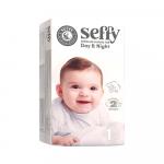Подгузники SEFFY размер 1 2-5 кг 40 шт