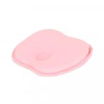 Подушка анатомическая memory foam для кровати и коляски 17/3 розовая