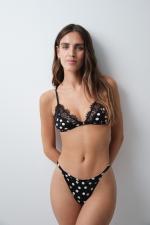 DOT MIC.PRINT ST BLACK