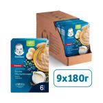 Каша Gerber молочная Мультизлаковая с бананом и черникой 180г
