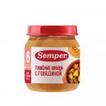 Пюре Sempe Тушеные овощи с говядиной (100грх6)