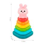 Детская сенсорная пирамидка Huanger Stacking Roly-Poly