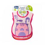 Нагрудник Chicco Easy Meal для девочек 6м+ 3 шт