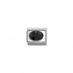 Composable Classic HARD STONES steel and 925 sterling silver (43_LAVA STONE MAT)
