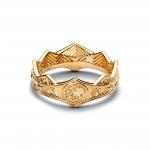 Кольцо Project House Targaryen Crown с покрытием из 14-каратного золота с прозрачным кубическим цирконием
