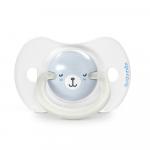 Пустышка ночная Suavinex Wild голубая 6-18м 2шт