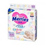 Подгузники Merries NB размер до 5 кг 90 шт