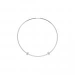 SINGLE SEIMIA Earring in 925 sterling silver (011_Circle)