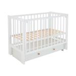 Кроватка Rant Indy Box маятник Cloud белый White