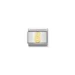 COMPOSABLE Classic NUMBERS in stainless steel with 18k gold (8)