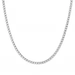 B-YOND steel necklace (SMALL CURB) (Steel)