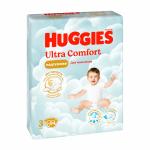 Подгузники Huggies Ultra Comfort  для мальчиков размер 3 5-9 кг 94 шт