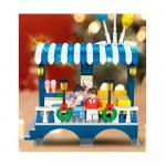 Конструктор Ретро поезд с железной дорогой, 732 детали FC1703