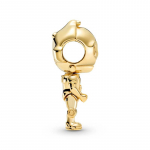 Шарм Star Wars C3PO PANDORA Shine с черной эмалью